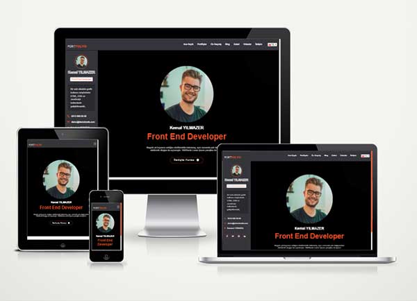 Portfolyo Web Sitesi Paketi Folio
