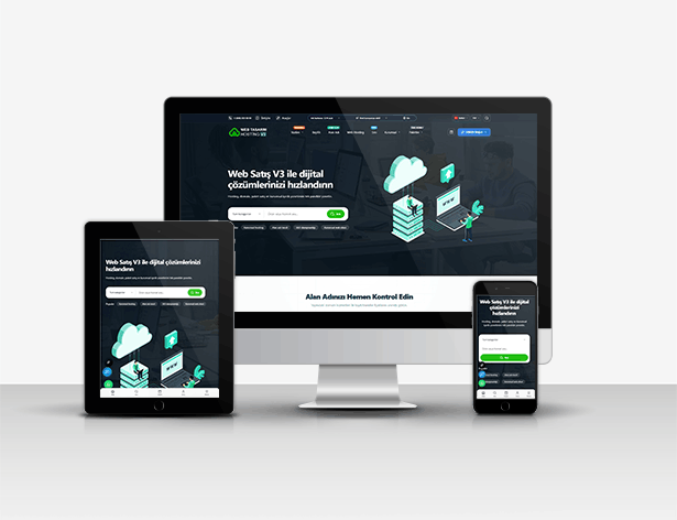 Web Sitesi - Domain - Hosting Satış Paketi V3 (AI Otomasyon Destekli)